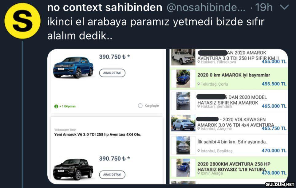 no context sahibinden...