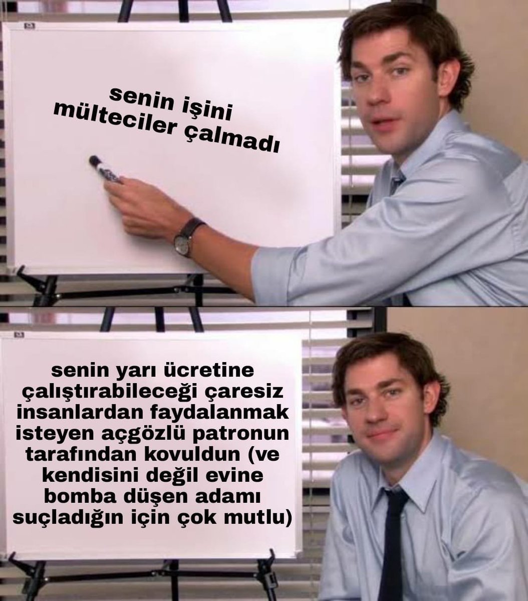 senin işini mülteciler...