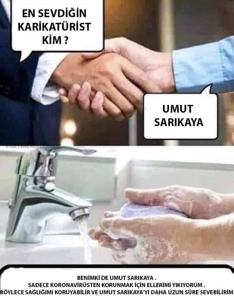 Suya sabuna dokunun,...