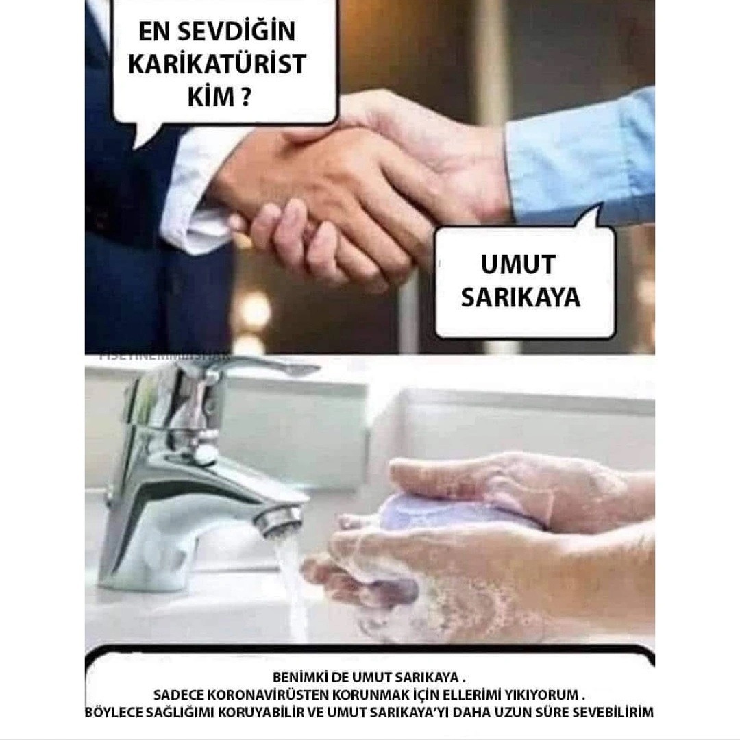 Suya sabuna dokunun,...