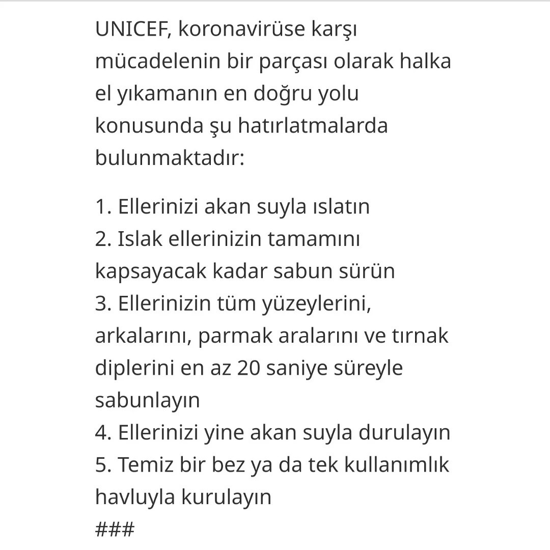 Suya sabuna dokunun,...