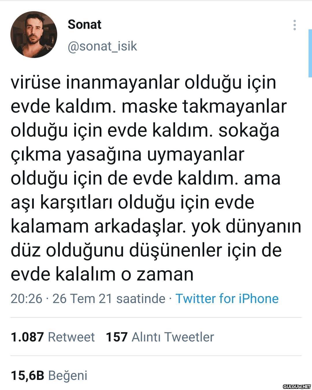 Sonat @sonat_isik virüse...