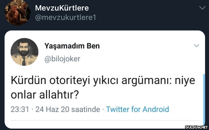 Mevzukürtlere...