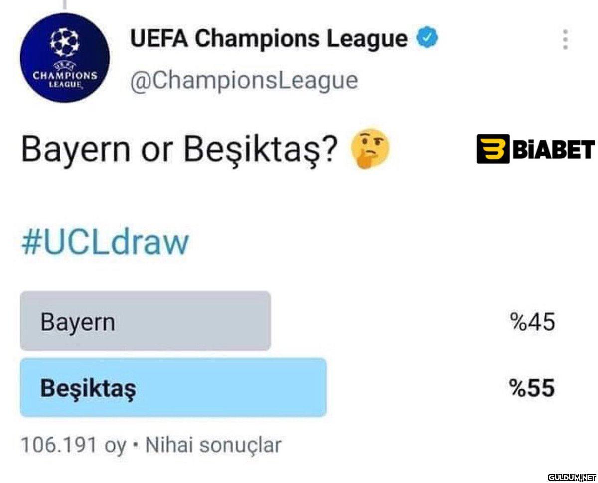 UEFA Champions League...