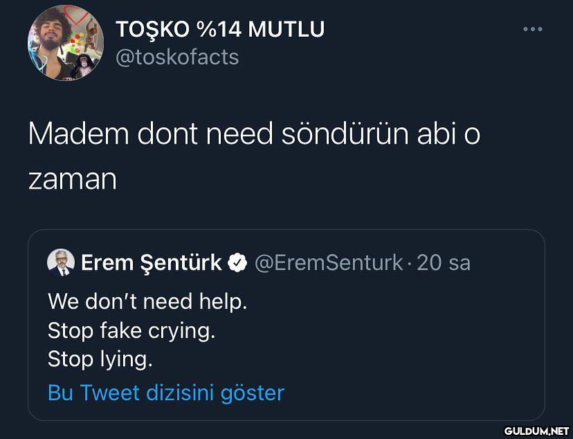 TOŞKO  MUTLU @toskofacts...