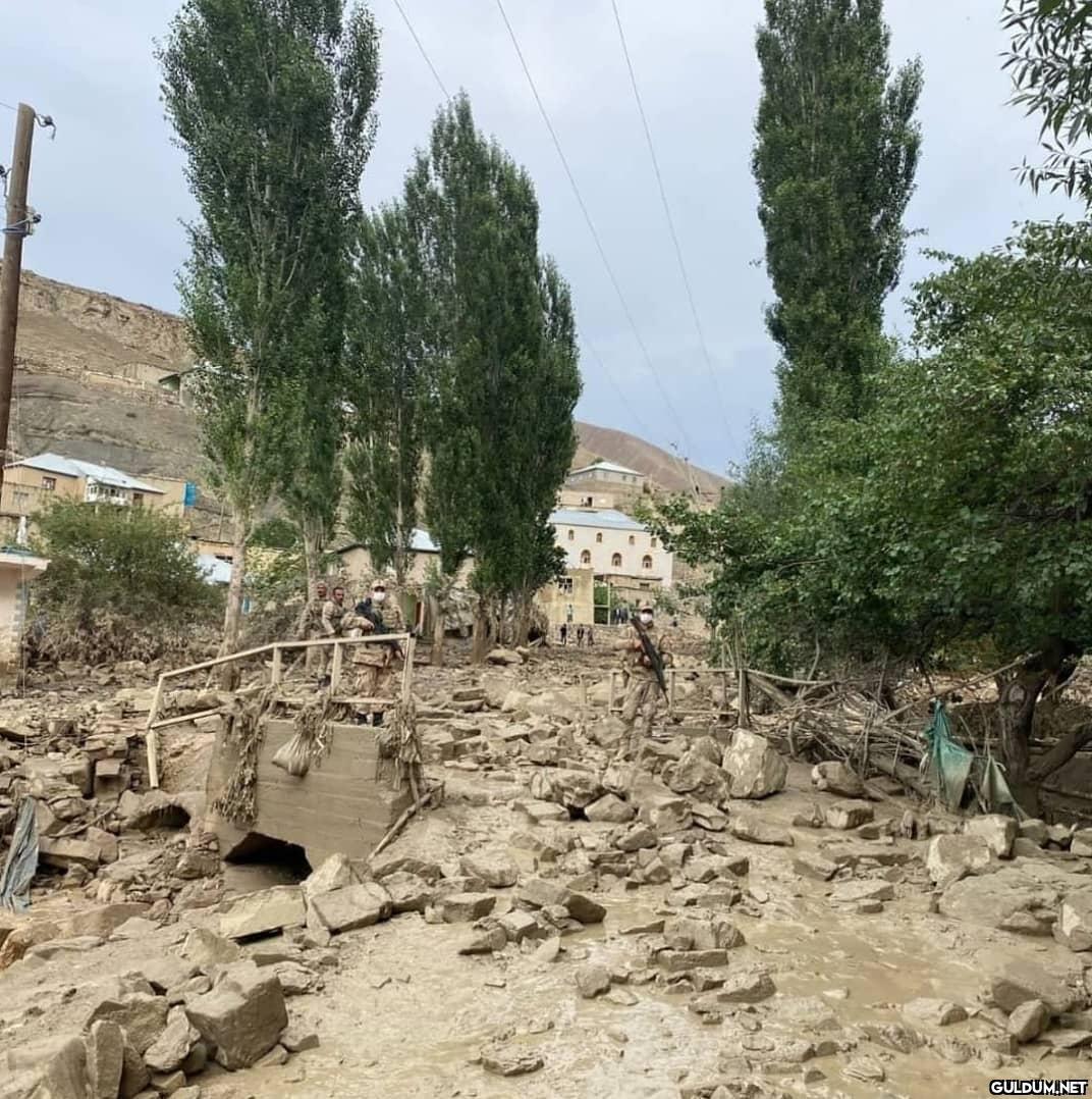 Van Başkale'deki sel...