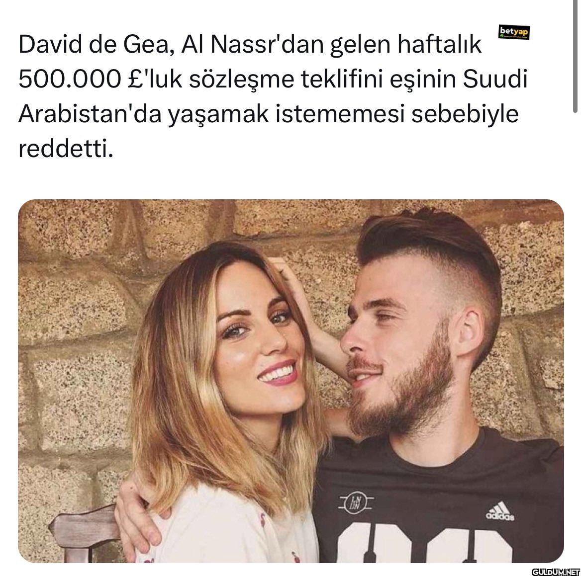 betyap David de Gea, Al...