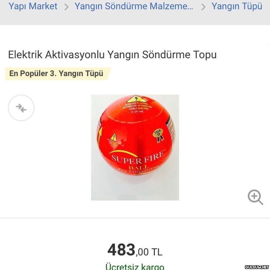 Yangın söndürme topunun...