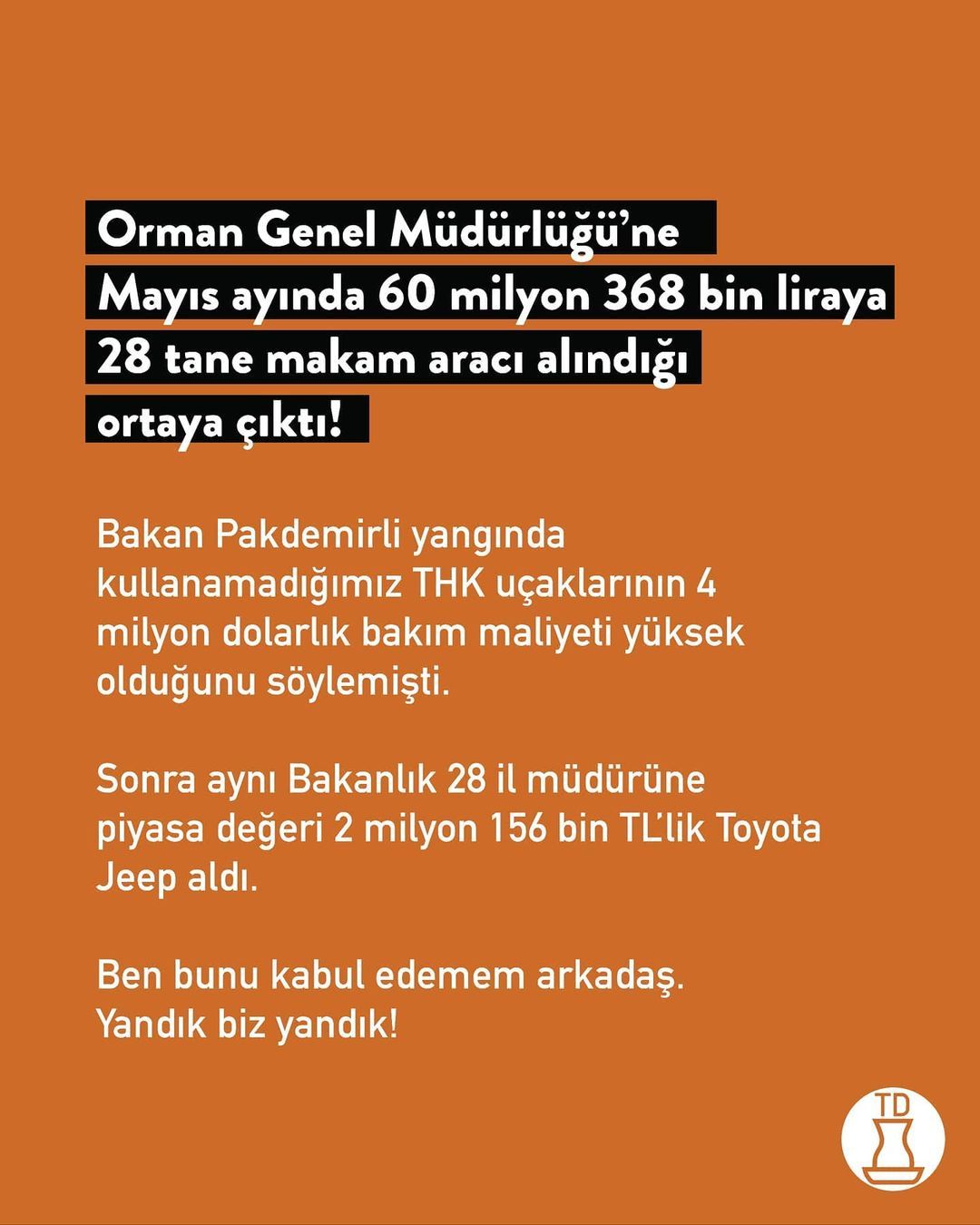 BİZİM PARAMIZI israf...