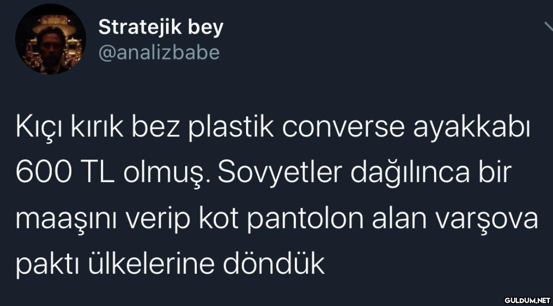 Stratejik bey @analizbabe...