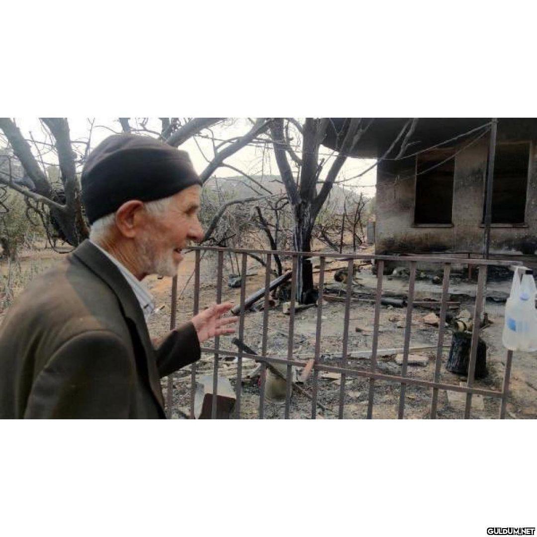 Bir tek karpuzu kurtulmuş...