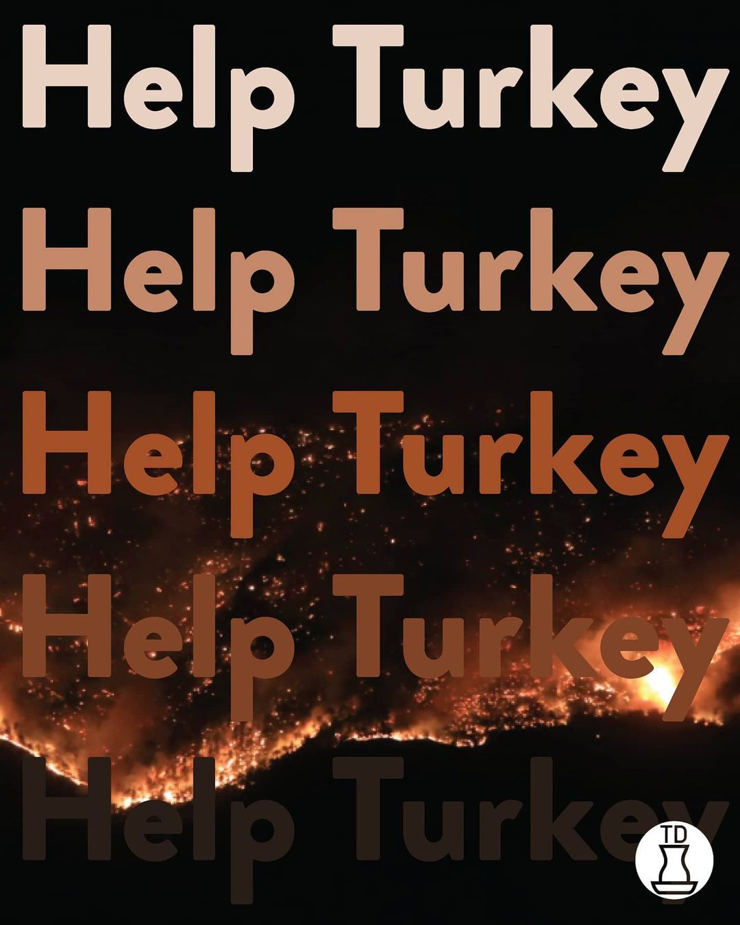 English: To #helpturkey...
