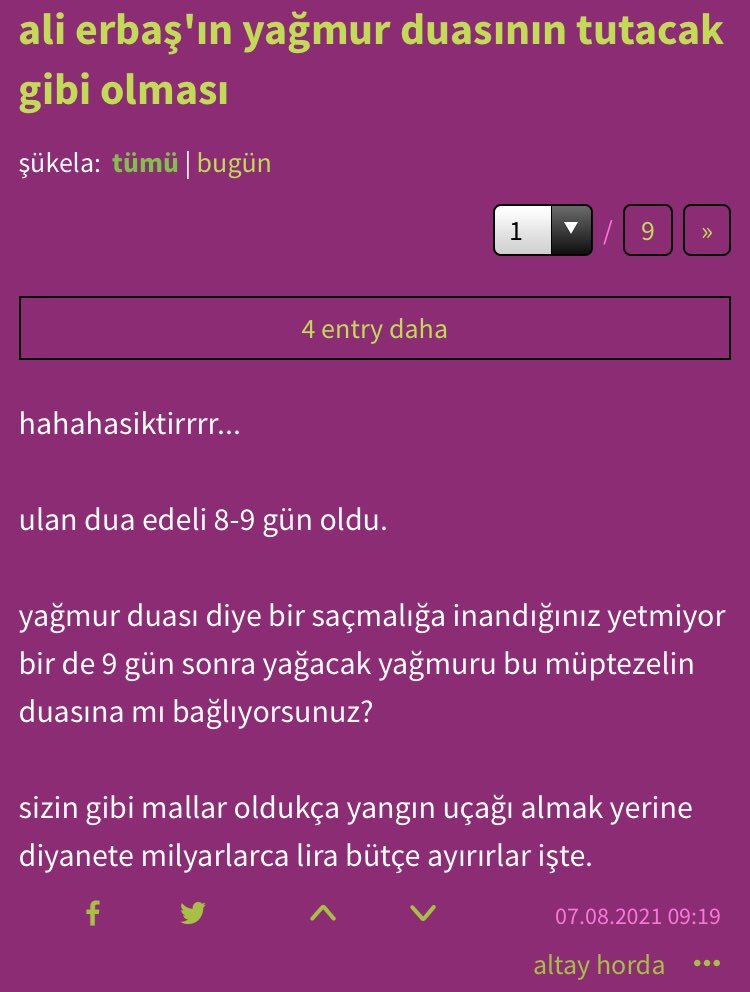 ali erbaş'ın yağmur...