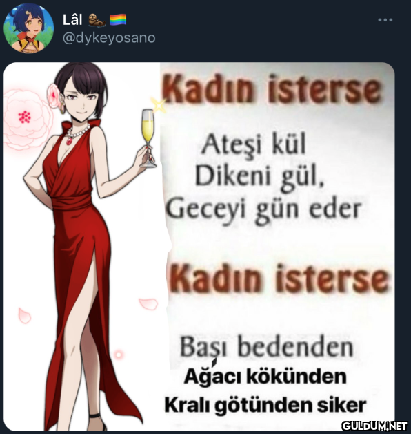 Lâl @dykeyosano Kadın...