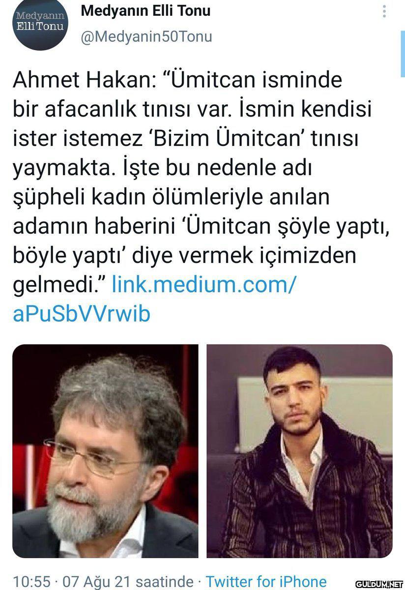Evet sizin Ümitcan'ınız   ...