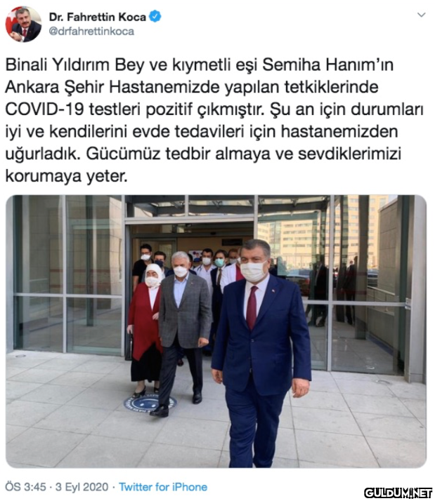 Dr. Fahrettin Koca...