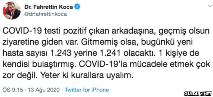 Dr. Fahrettin Koca...