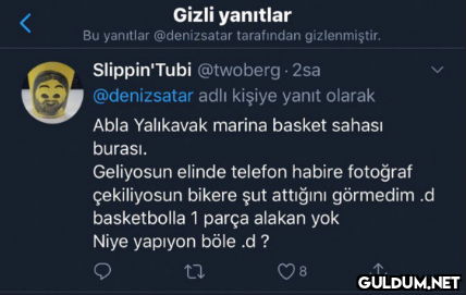 Bir kullanıcı, sürekli...