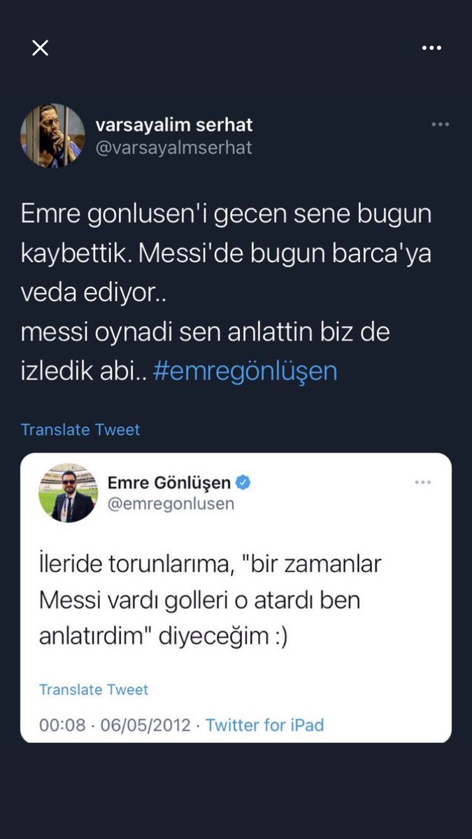 varsayalim serhat...