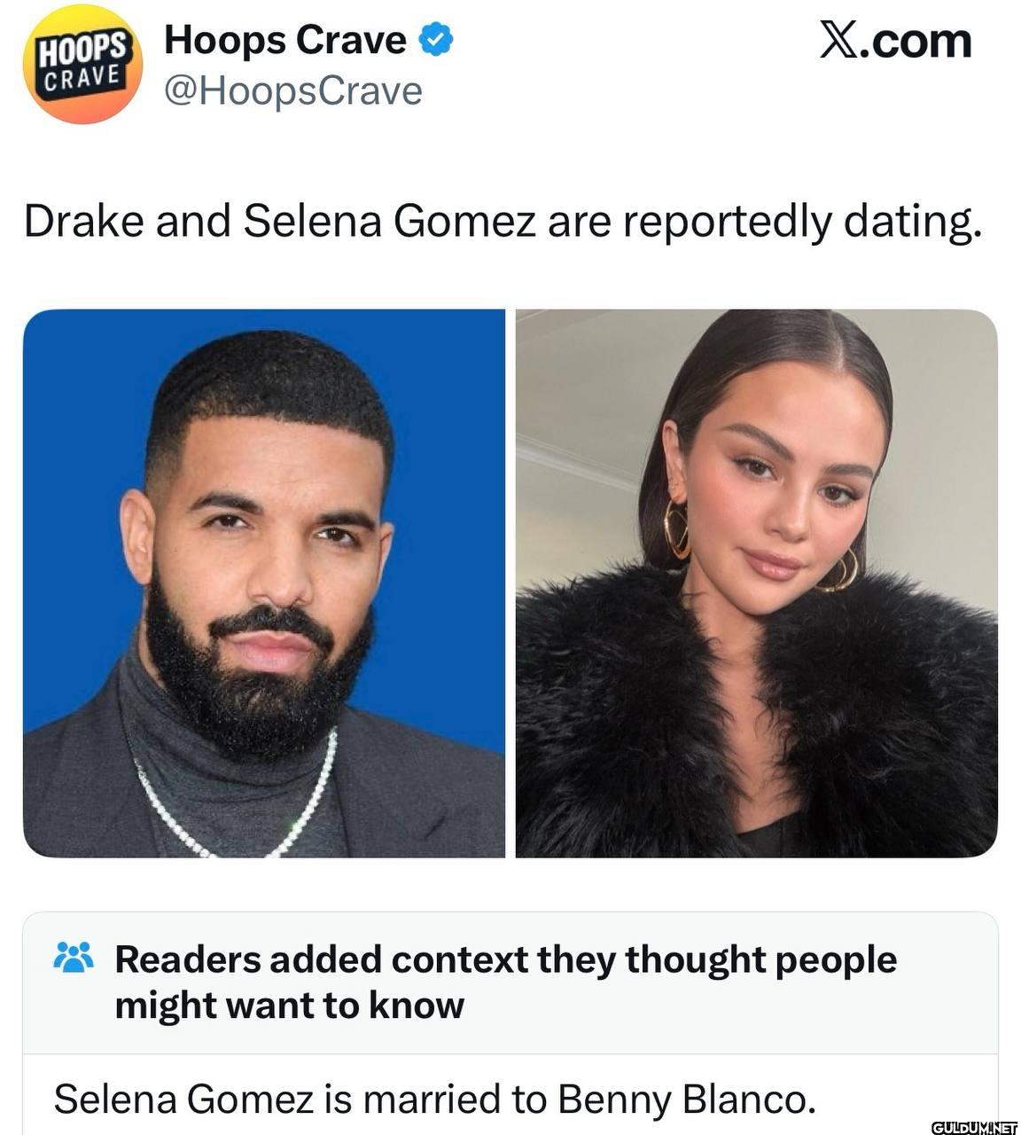 She's married.    HOOPS...