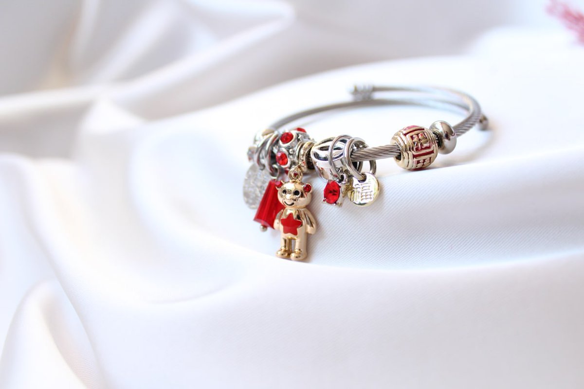 Kırmızı Baby Bear Charm...