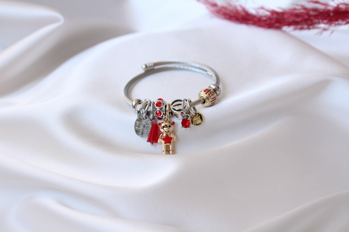 Kırmızı Baby Bear Charm...
