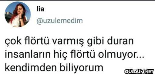 lia @uzulemedim çok flörtü...