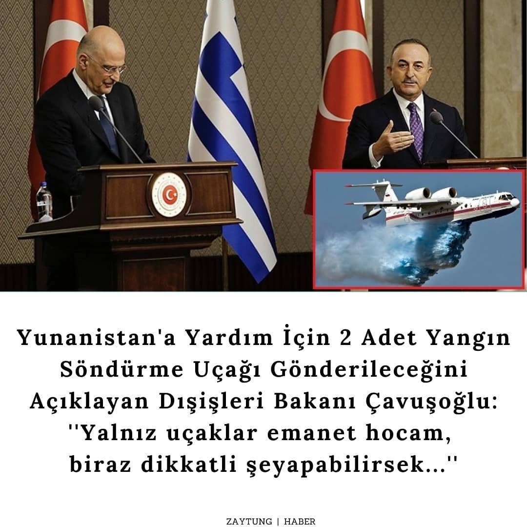Yunan tarafını uçakların...