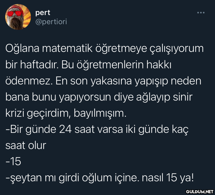 pert @pertiori Oğlana...