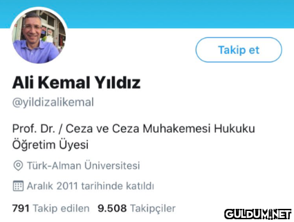 Bir hukuk profesörü ile...