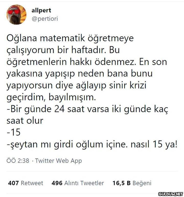 allpert @pertiori Oğlana...