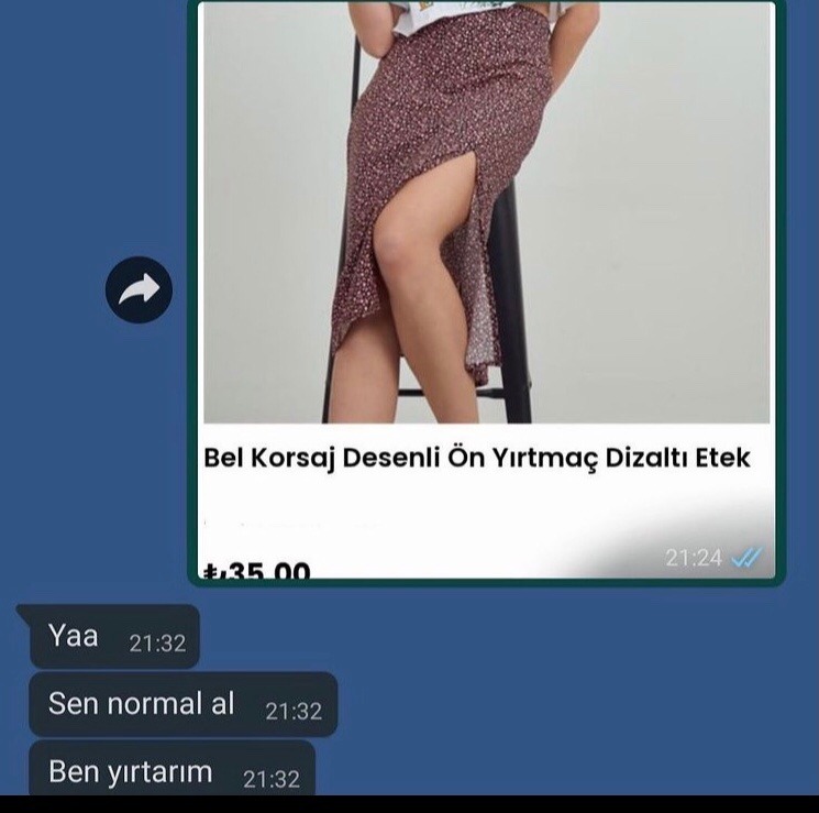 Bel Korsaj Desenli Ön...