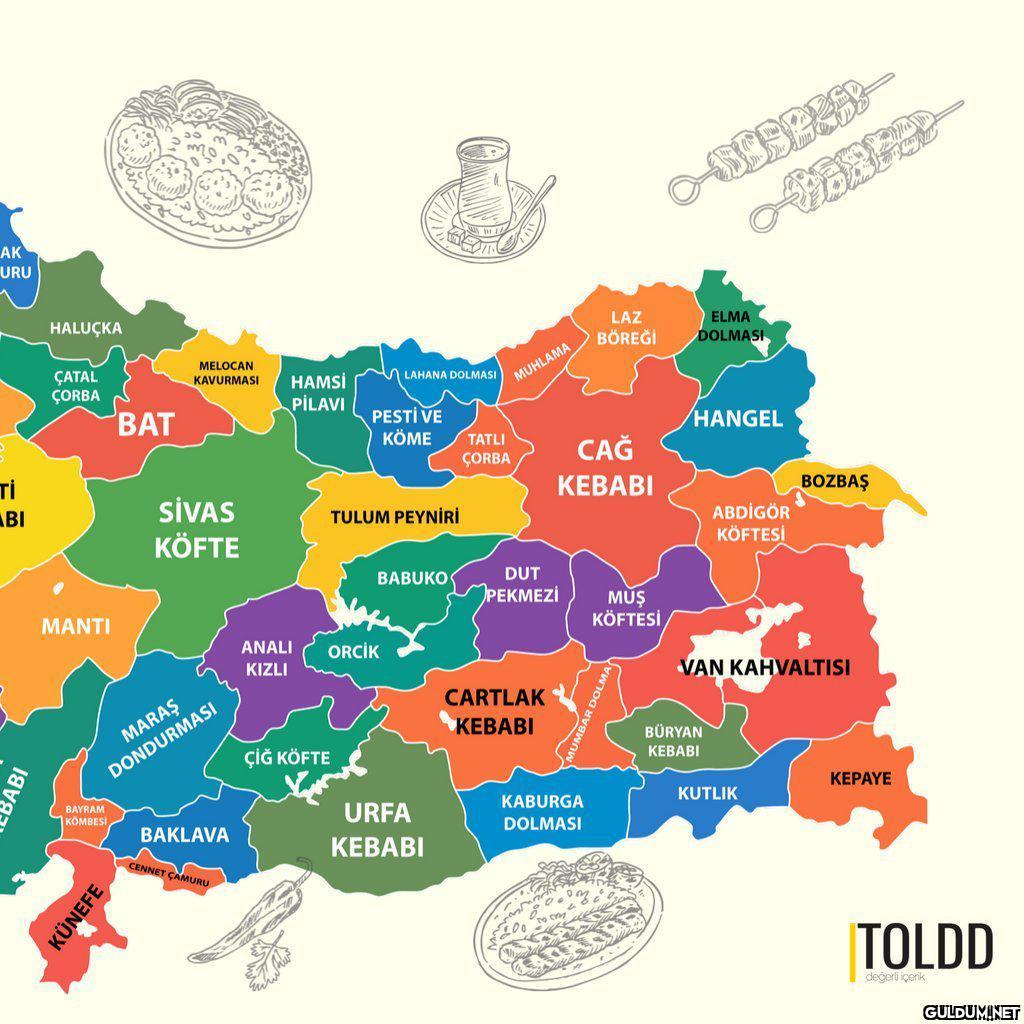 Yaşadığın yer bir yemek...