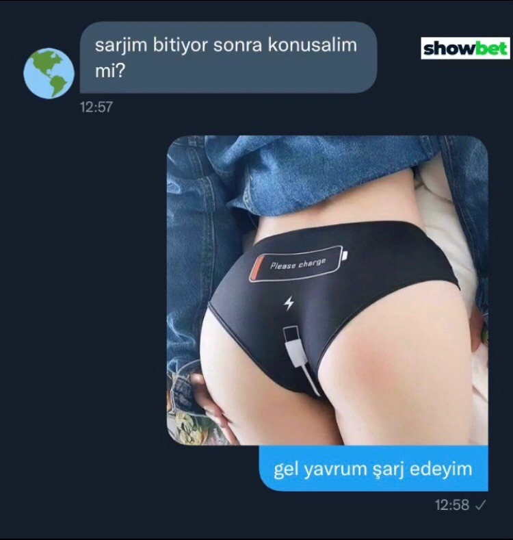 sarjim bitiyor sonra...
