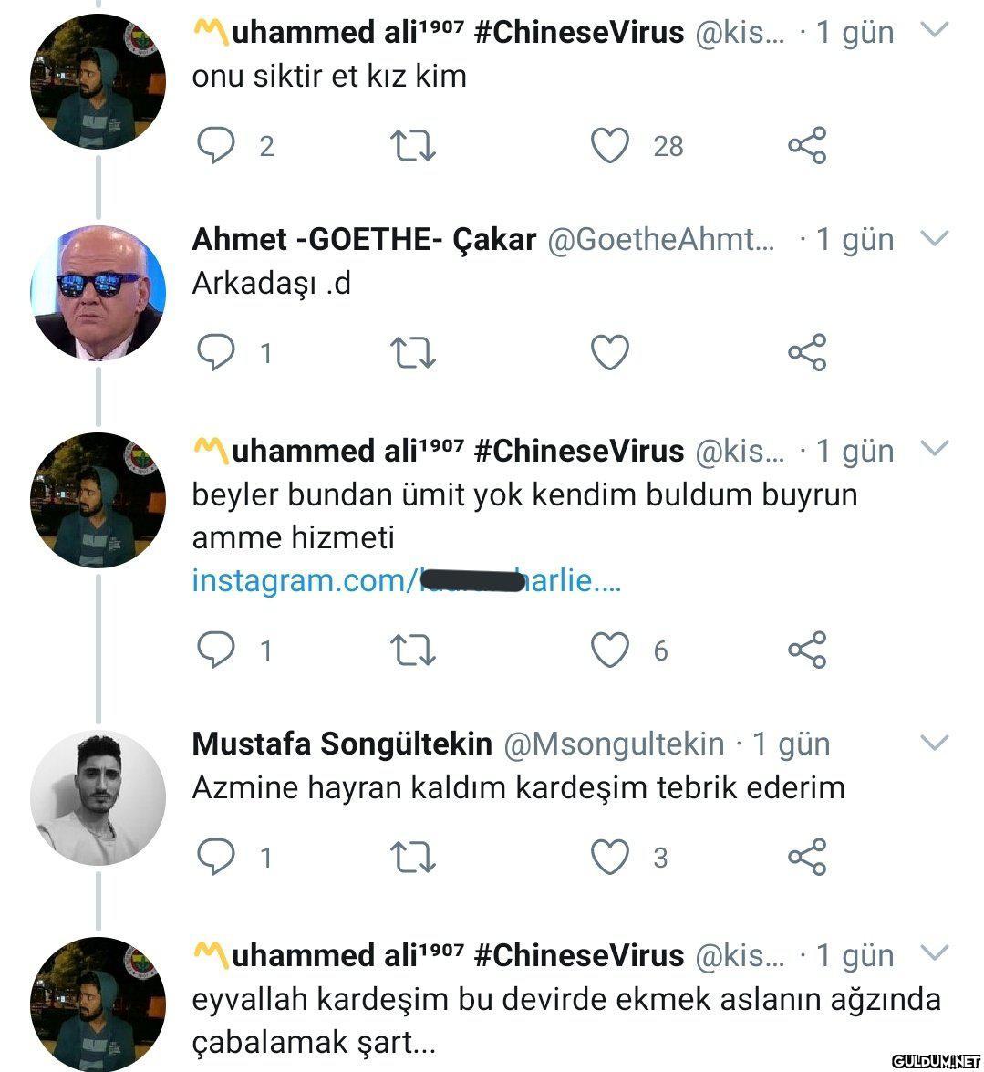 Azmine hayran kaldım...