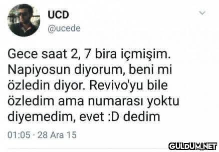 UCD @ucede Gece saat 2, 7...