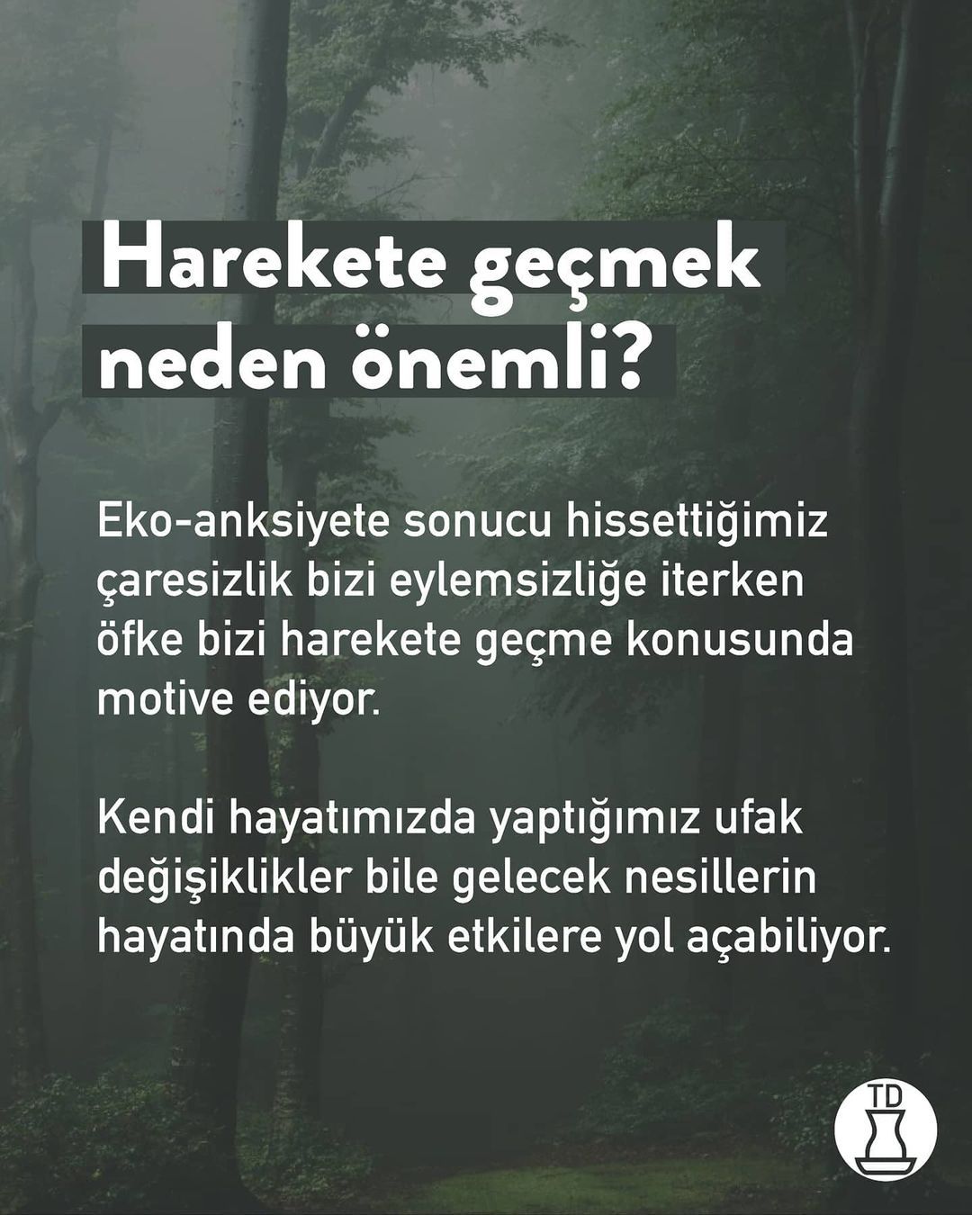 Siz de eko anksiyete...