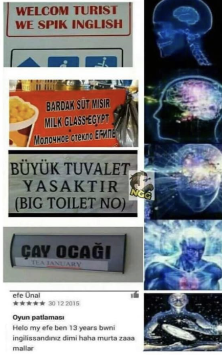 WELCOM TURIST
WE SPIK...