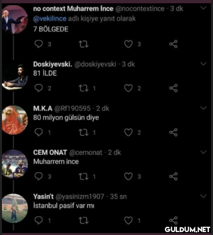 no context Muharrem İnce...