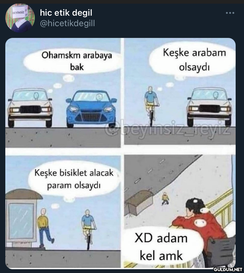 hic etik degil...