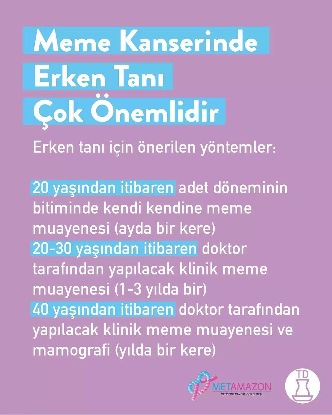 Meme kanseri erken tanının...