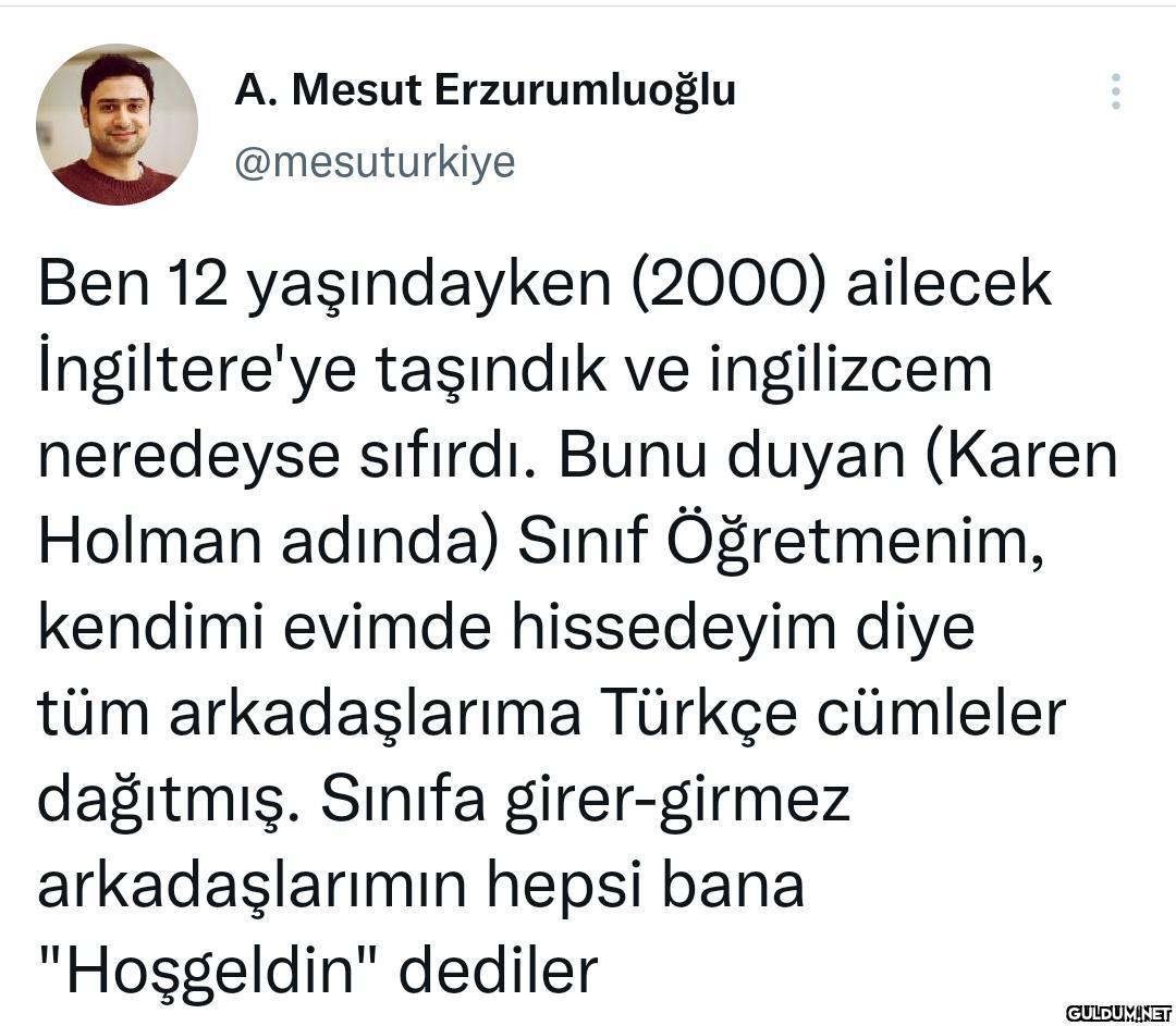 A. Mesut Erzurumluoğlu...