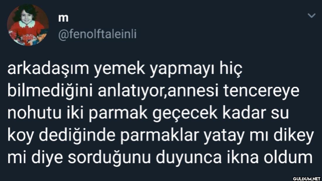 arkadaşım yemek yapmayı...