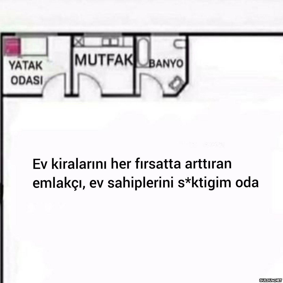 MUTFAK BANYO YATAK ODASI...
