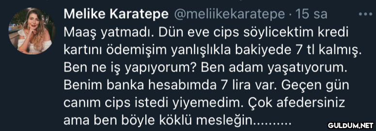 Melike Karatepe...