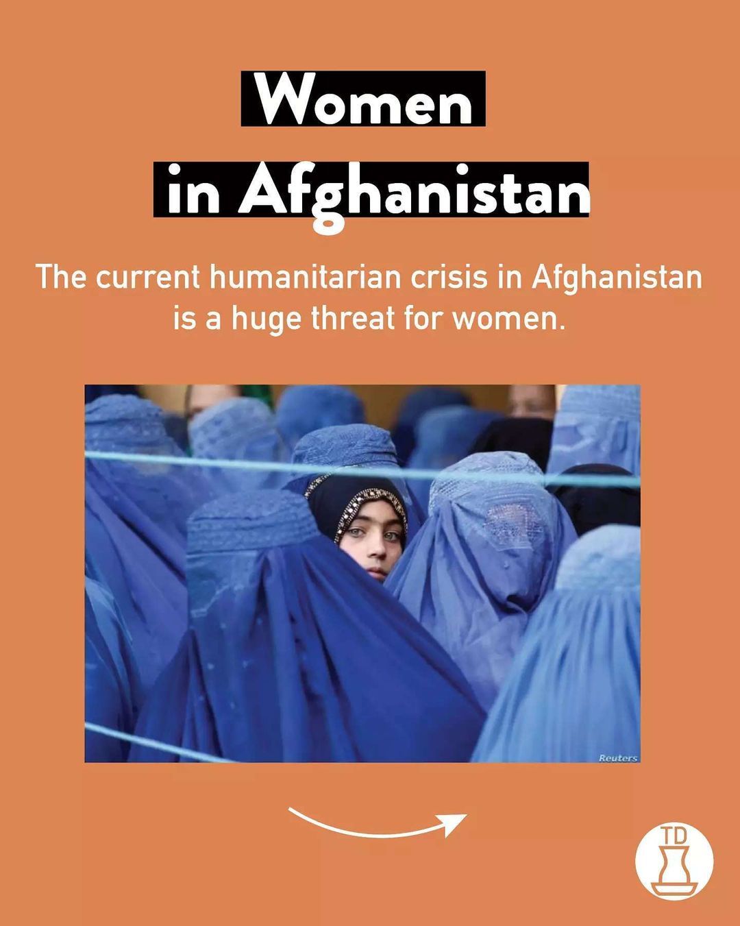 The humanitarian crisis...