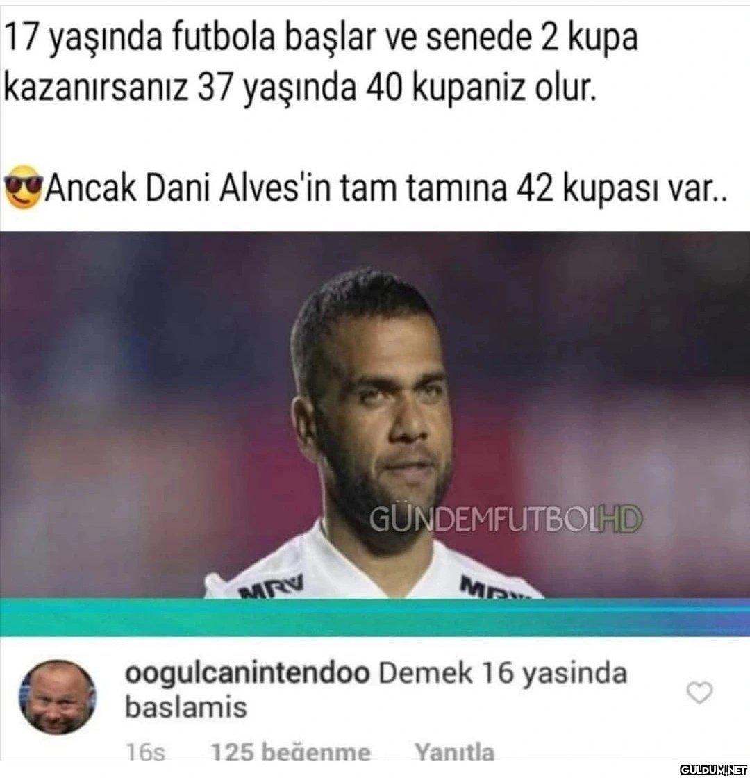 17 yaşında futbola başlar...