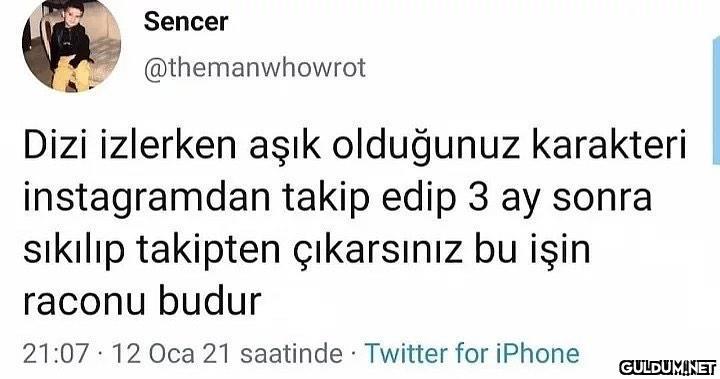 Sencer @themanwhowrot Dizi...