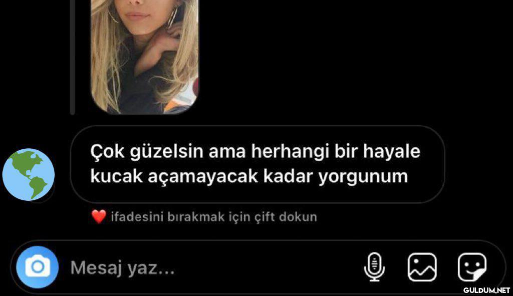 Çok güzelsin ama herhangi...