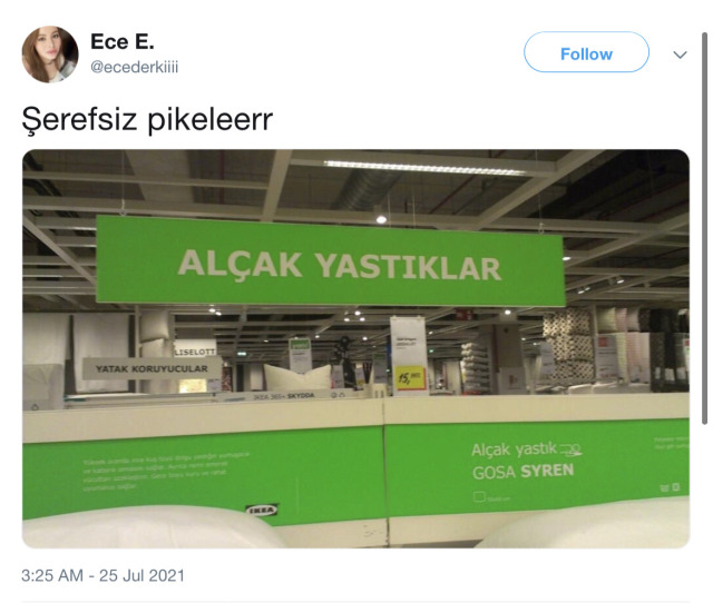 şerefsiz pikeler alçak...